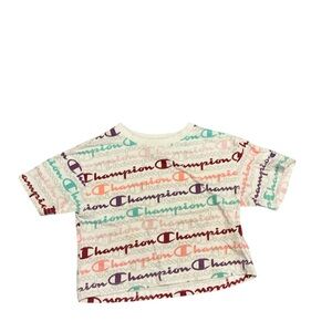 🩵Champion Red and Purple Short Sleeve Tee